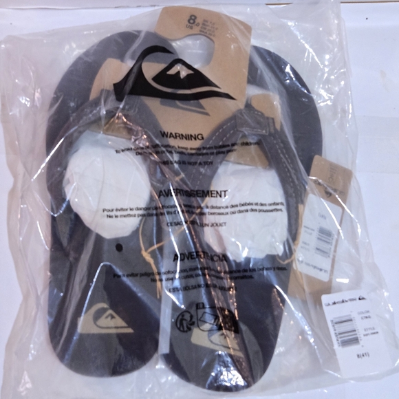 Quiksilver Carver Suede Flip Flops for Men‎ - Picture 6 of 7